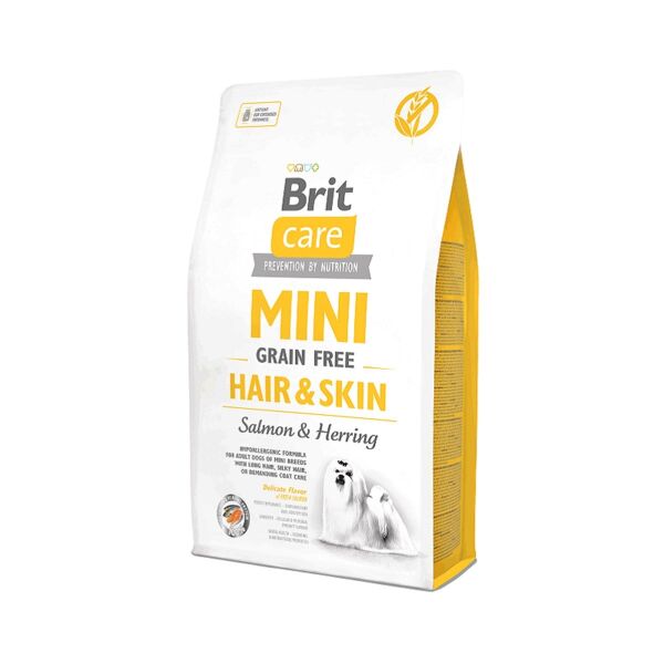 Brit Care Mini Hair&Skin Tahılsız Somon ve Ringa Balıklı Küçük Irk Yetişkin Köpek Maması 2kg