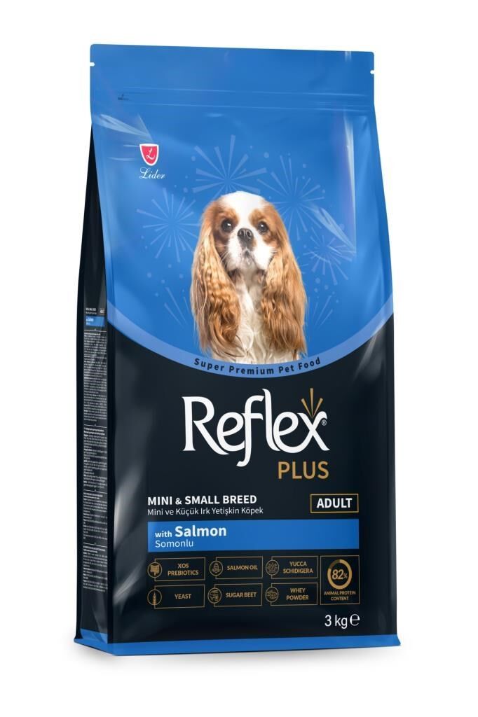 Reflex Plus Mini ve Küçük Irk Somonlu Yetişkin Köpek Maması 3kg