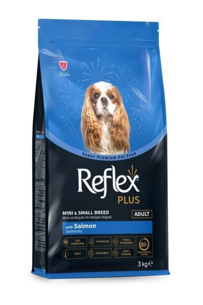 Reflex Plus Mini ve Küçük Irk Somonlu Yetişkin Köpek Maması 3kg