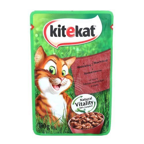 Kitekat Pouch Yaş Mama Sığır Etli 85GR