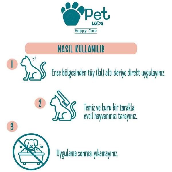 Pet Love Tüy Bakım Yağı Kedi 5 x 1 ml