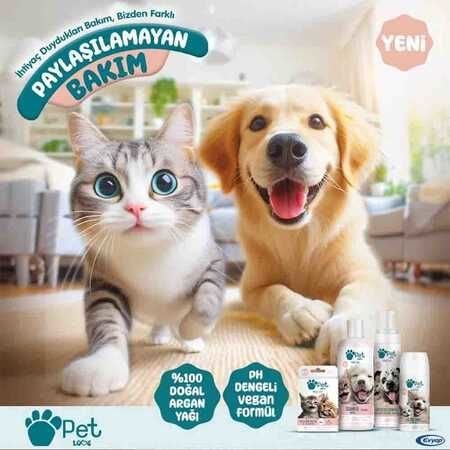 Pet Love Köpekler İçin Tüy Bakım Yağı 5x1 Ml %100 Doğal Argan Yağlı