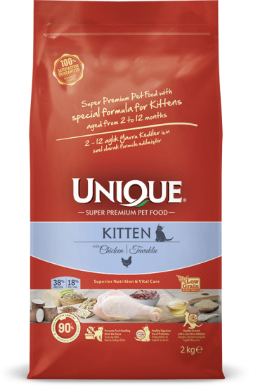 Unique Tavuklu 2 kg Yavru Kedi Maması