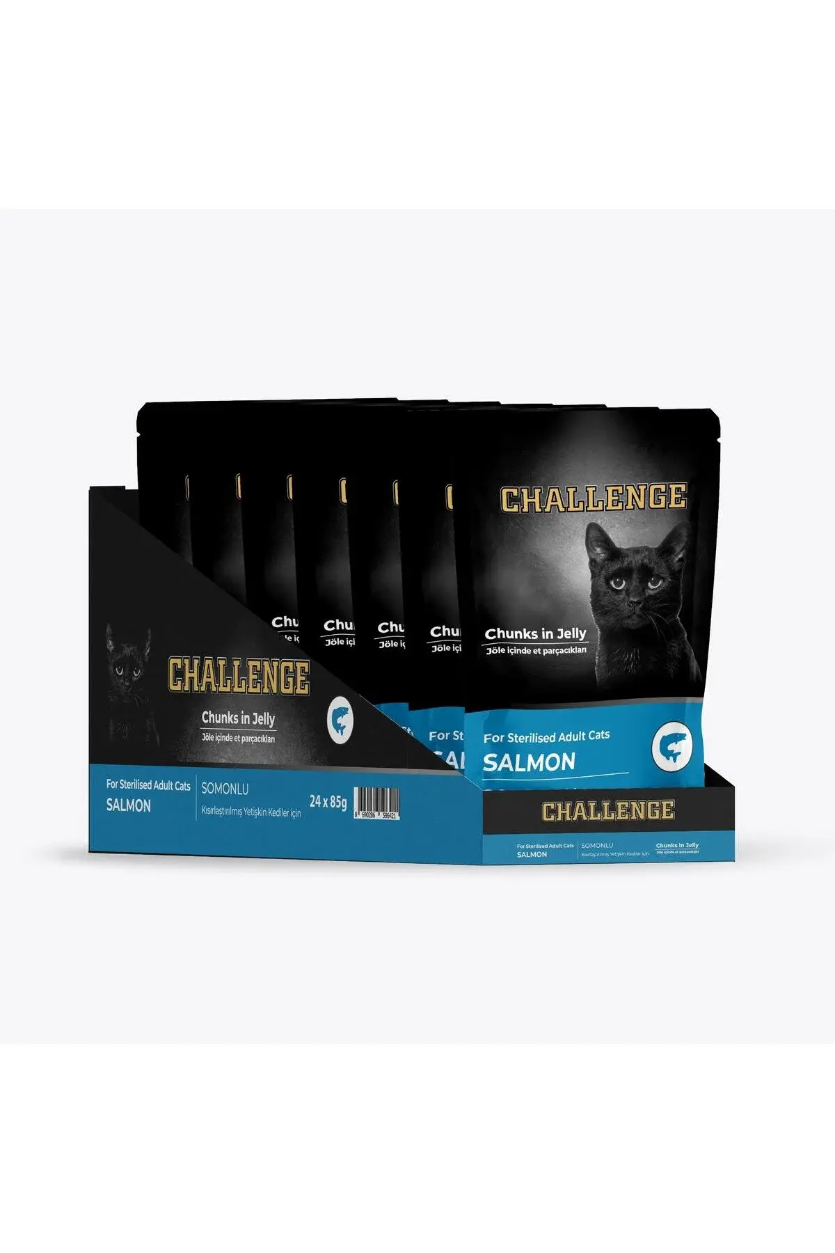 Challenge Somonlu Pouch challenge Kısırlaştırılmış Yetişkin Kedi Pouch 85 grx24ad