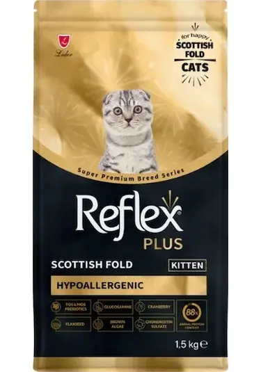 Reflex Plus Scottish Fold Hipoalerjenik Yavru Kedi Maması 1,5 kg