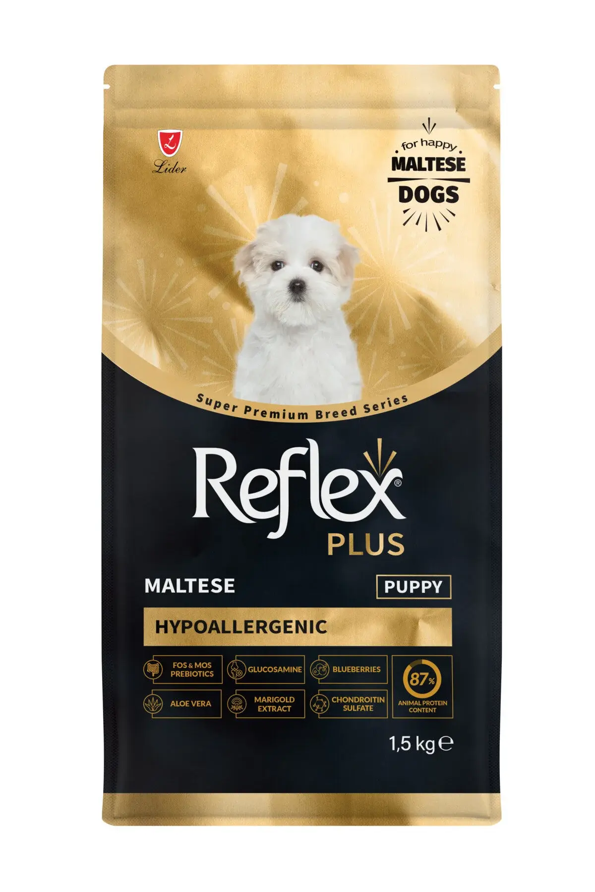 Reflex Plus Maltese Hipoalerjenik Yavru Köpek Maması 1,5 Kg