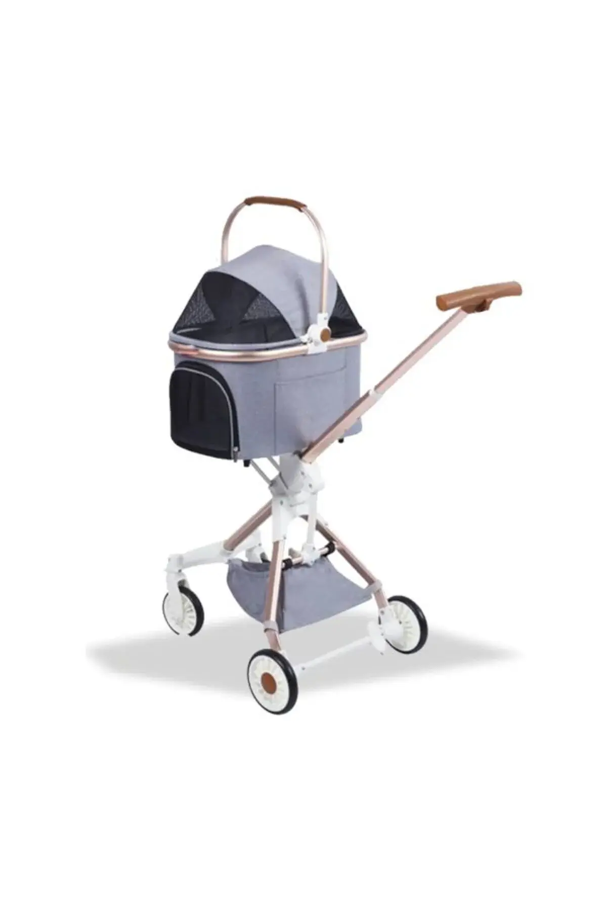 Eurodog ZENGEMTX Katlanabilir Köpek Arabası Gri (173412) 83x48,5x110 cm