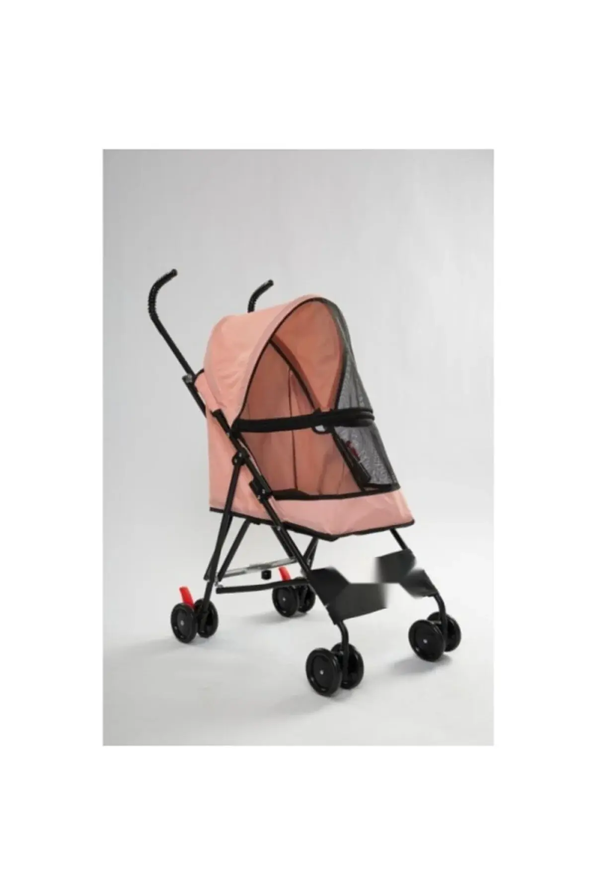 Pembe Renkli Evcil Hayvan Arabası - 60 * 43 * 94 cm (Max 15kg)