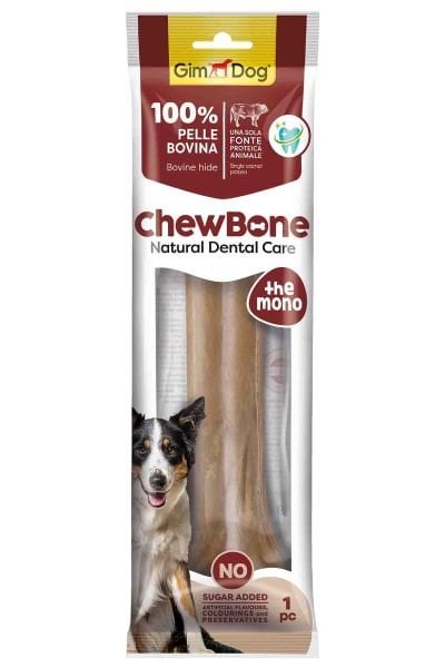 Gımdog Köpek Kemik Chew Bones Press 10''210 Gr 1'li Naturel