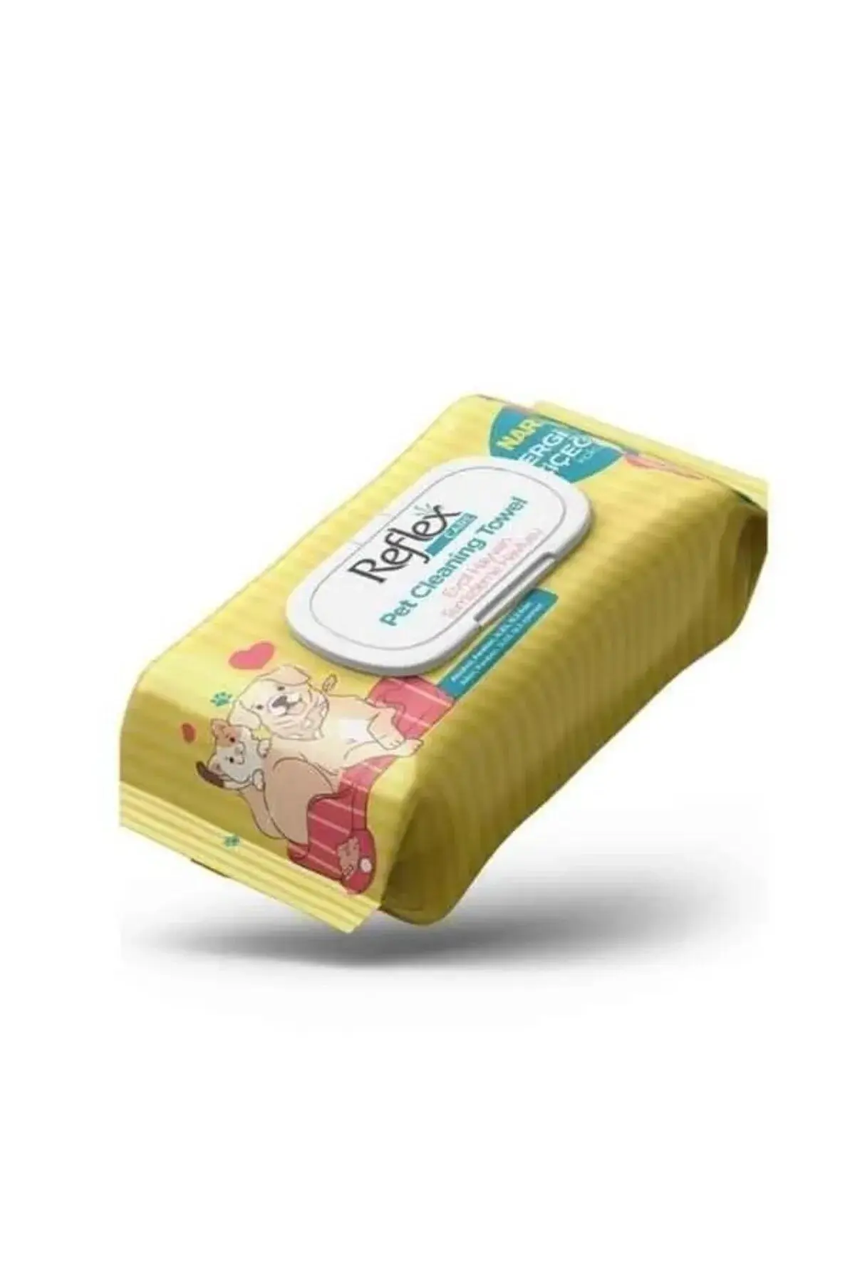 Reflex Care Nergis Kokulu Kedi ve Köpekler için Temizleme Mendili 50'li Paket x 3 Adet
