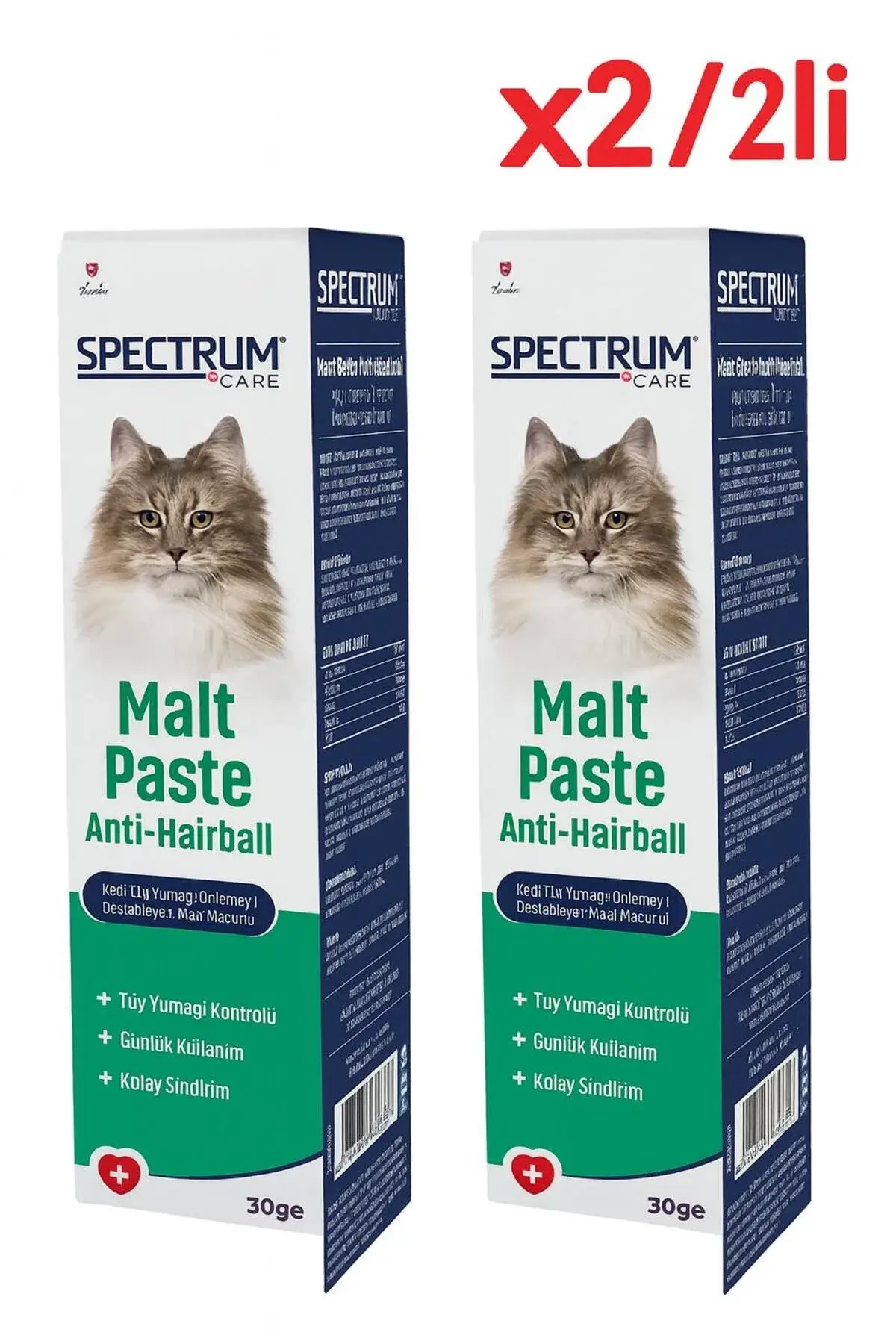 Spectrum Kedi Malt Paste Tüy Yumağı Kontrol Kedi Macunu 30 Gr *2 Adet
