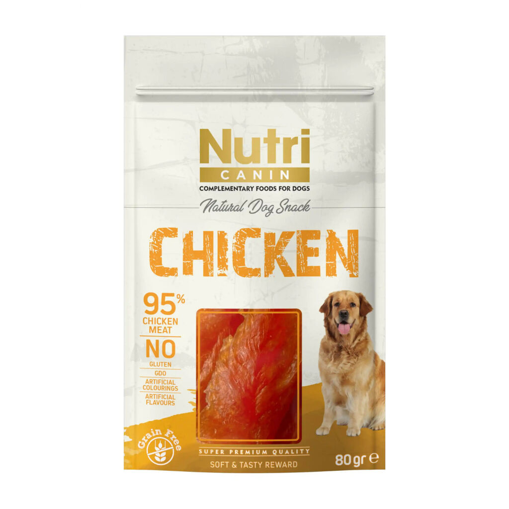 Nutri Canin %95 Tavuk Etli Tahılsız Köpek Ödül Maması 80gr