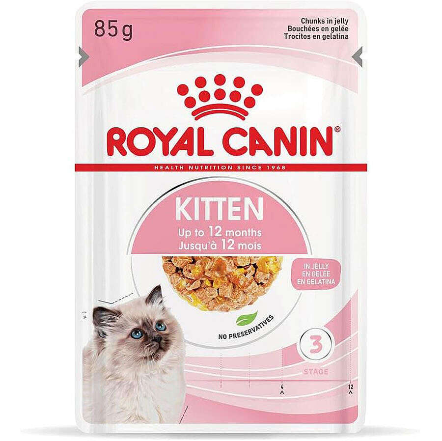 Royal Canin Pouch Kitten Jöle İçinde Yavru Kedi Konservesi 85grx12 Adet