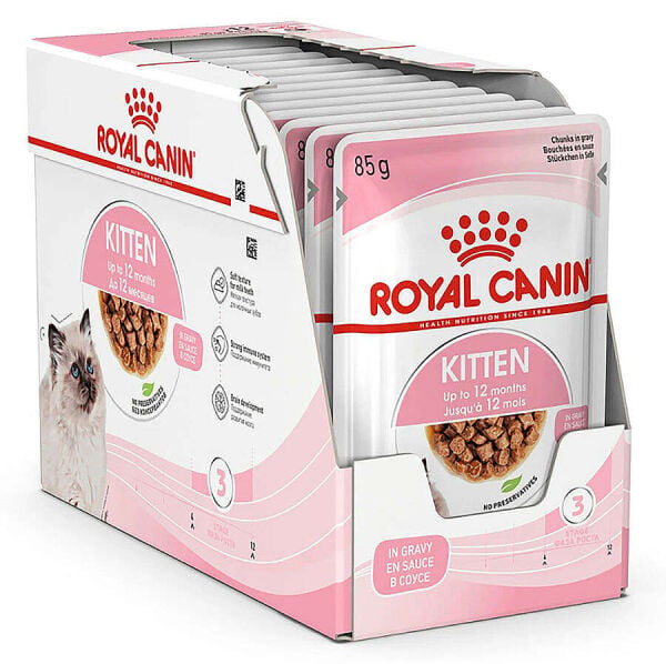 Royal Canin Pouch Gravy Kitten Yaş Yavru Kedi Maması 85 Gr x 12 Adet