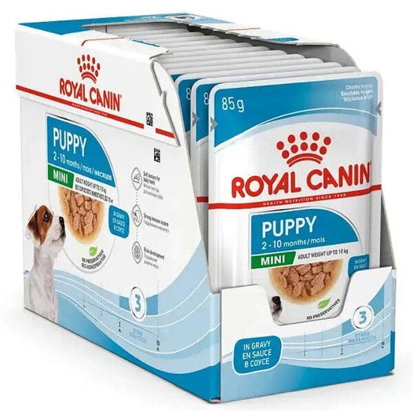Royal Canin Küçük Irklar için Yavru Yaş Köpek Maması 12 x 85g