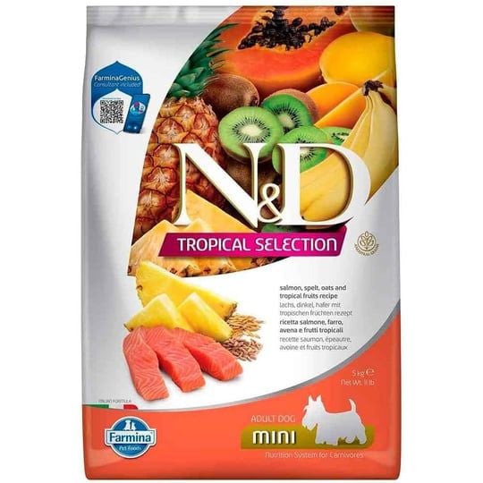 N&D Tropical Selection Somonlu 5 kg Küçük Irk Yetişkin Köpek Maması