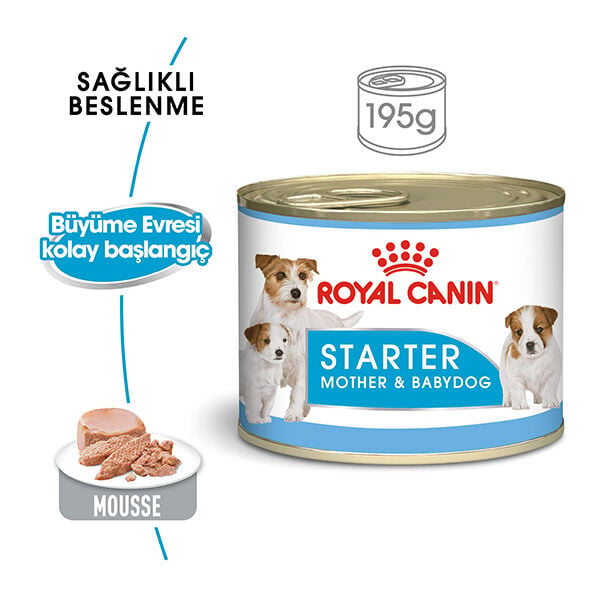 Royal Canin Starter Anne ve Yavru Köpek Konservesi 195gr
