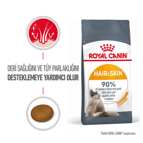 Royal Canin Hair & Skin Deri Ve Tüy Sağlığı İçin Yetişkin Kedi Maması 4kg