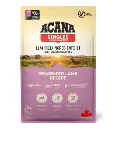 Acana Singles Grass-Fed Lamb Kuzu Etli 6 kg Yetişkin Köpek Maması