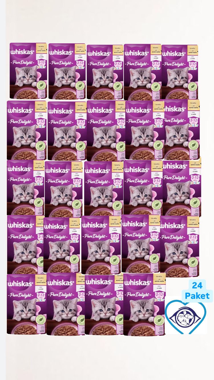 Whiskas Pure Delight Tavuklu 85 gr 28'li Yavru Kedi Yaş Maması