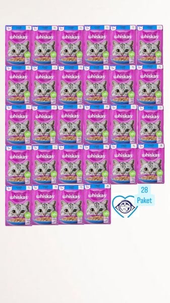 Whiskas Jöleli Ton Balıklı 85 gr 28'li Yetişkin Kedi Yaş Maması