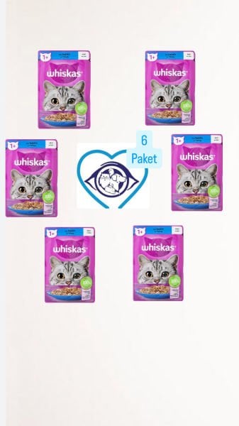 Whiskas Jöleli Ton Balıklı 85 gr 6'lı Yetişkin Kedi Yaş Maması