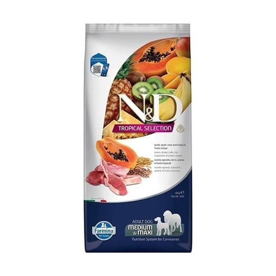 N&D Tropical Selection Kuzu Etli 10 kg Orta ve Büyük Irk Yetişkin Köpek Maması