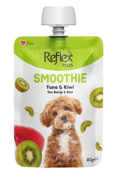 Reflex Plus Smoothie Ton Balıklı ve Kivili Sıvı Köpek Ödülü 85gr