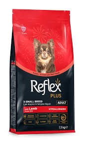 Reflex Plus X-Small Breed Kuzulu ve Pirinçli Küçük Irk Yetişkin Köpek Maması 1,5 Kg