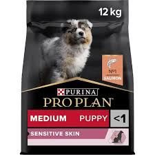 PRO PLAN PUPPY SOMONLU ORTA IRK HASSAS DERİLİ YAVRU KÖPEK MAMASI 12KG