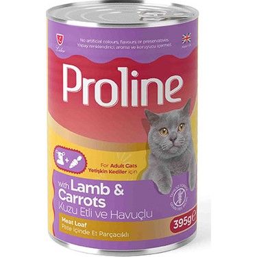 Proline Kuzu Etli Ve Havuçlu Yetişkin Kedi Konservesi 395gr