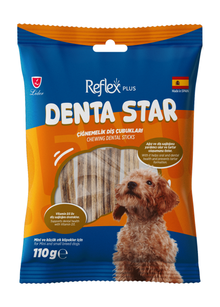 Reflex Plus Çiğnemelik Diş Çubukları Mini ve Küçük Irk Yetişkin Köpek 110 G