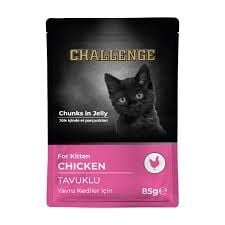 Challenge Tavuklu 85 gr Yavru Kedi Yaş Maması