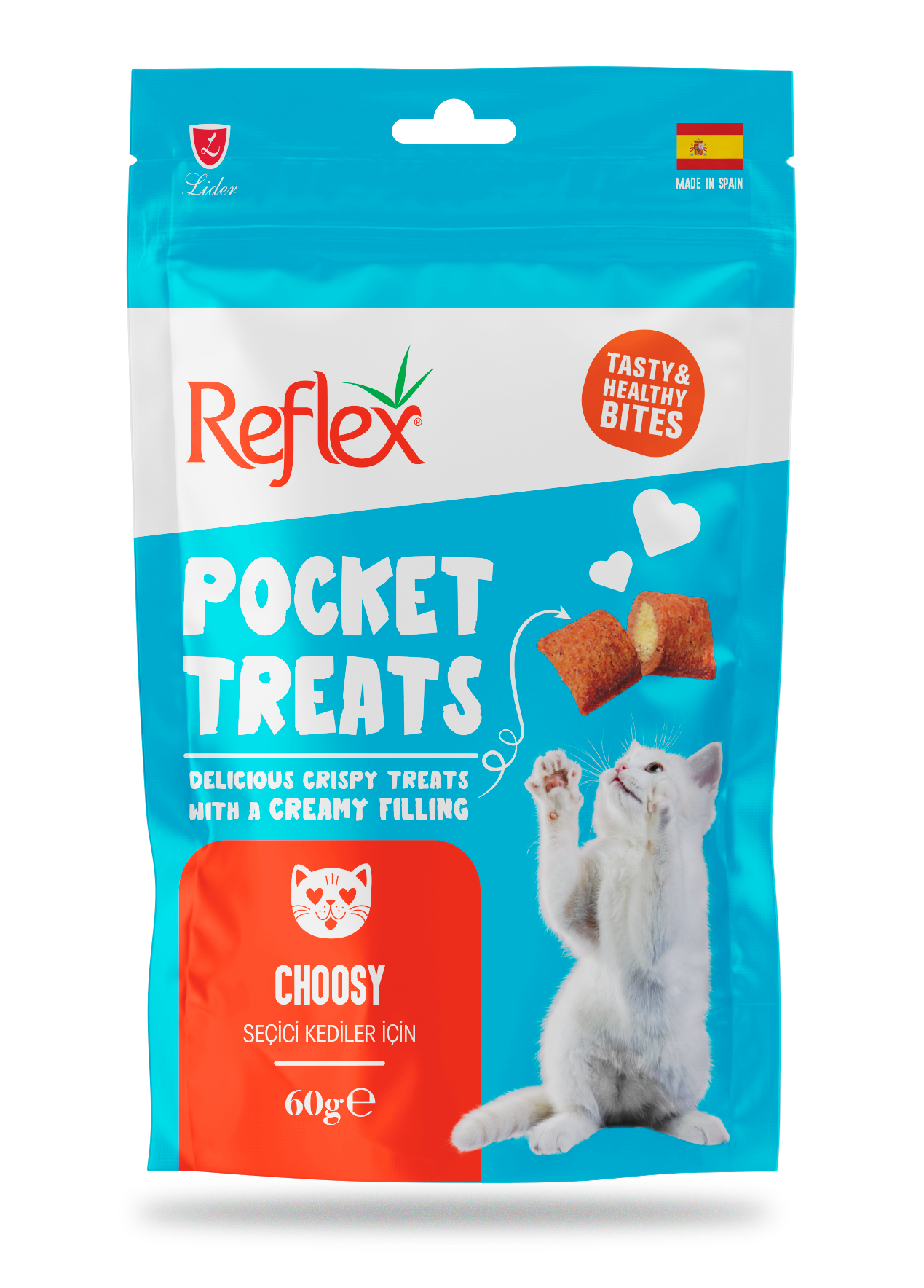 Reflex Pocket Treats / Seçiçi Kediler İçin Kedi Ödül Maması