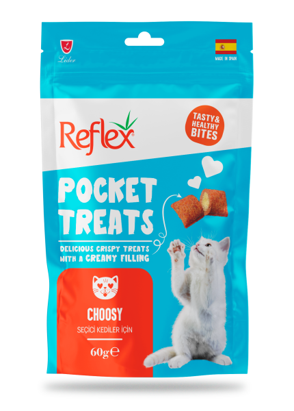 Reflex Pocket Treats / Seçiçi Kediler İçin Kedi Ödül Maması