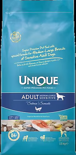 Unique Mini ve Küçük Irk Yetişkin Köpek Maması Somonlu&Hamsili 3 kg