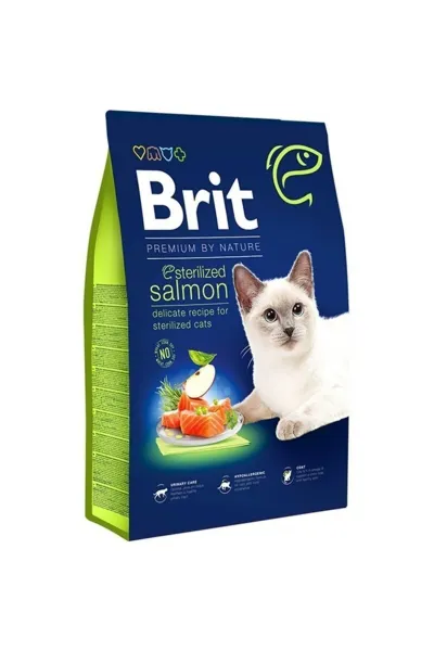 Brit Premium Sterilised Somonlu 8 kg Kısırlaştırılmış Yetişkin Kedi Maması
