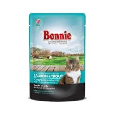 Bonnie Pouch Somonlu Jelly Yetişkin Kedi Konservesi 85gr