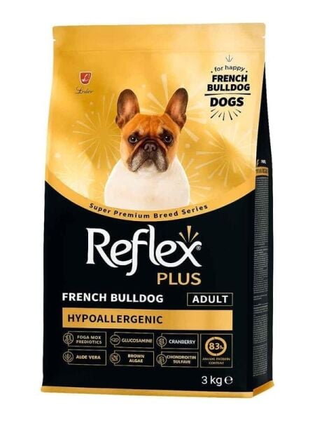 Reflex Plus French Bulldog Yetişkin Köpek Maması 3 Kg