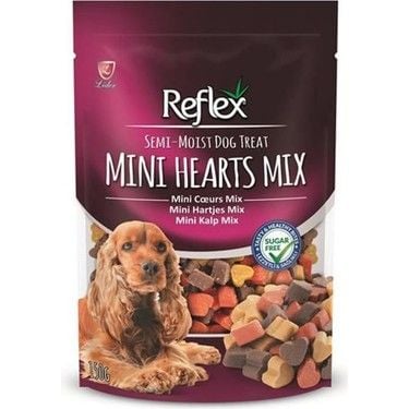 Reflex Semi-Moist Yumuşak Mini Kalpler Köpek Ödülü 150gr