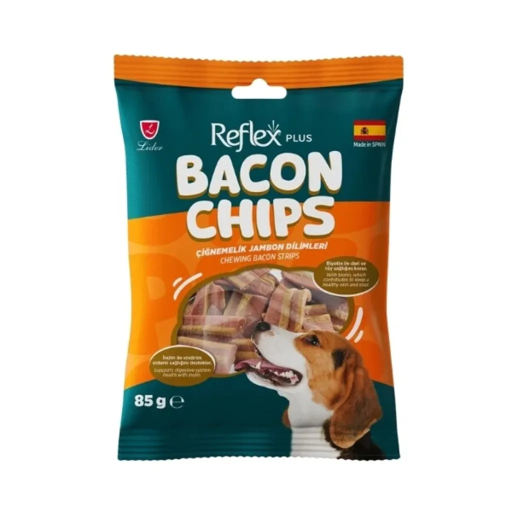 Reflex Plus Bacon Chips Jambonlu Dilim Köpek Ödül Maması 85gr