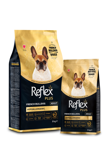 ​Reflex Plus French Bulldog Yetişkin Köpek Maması 8kg