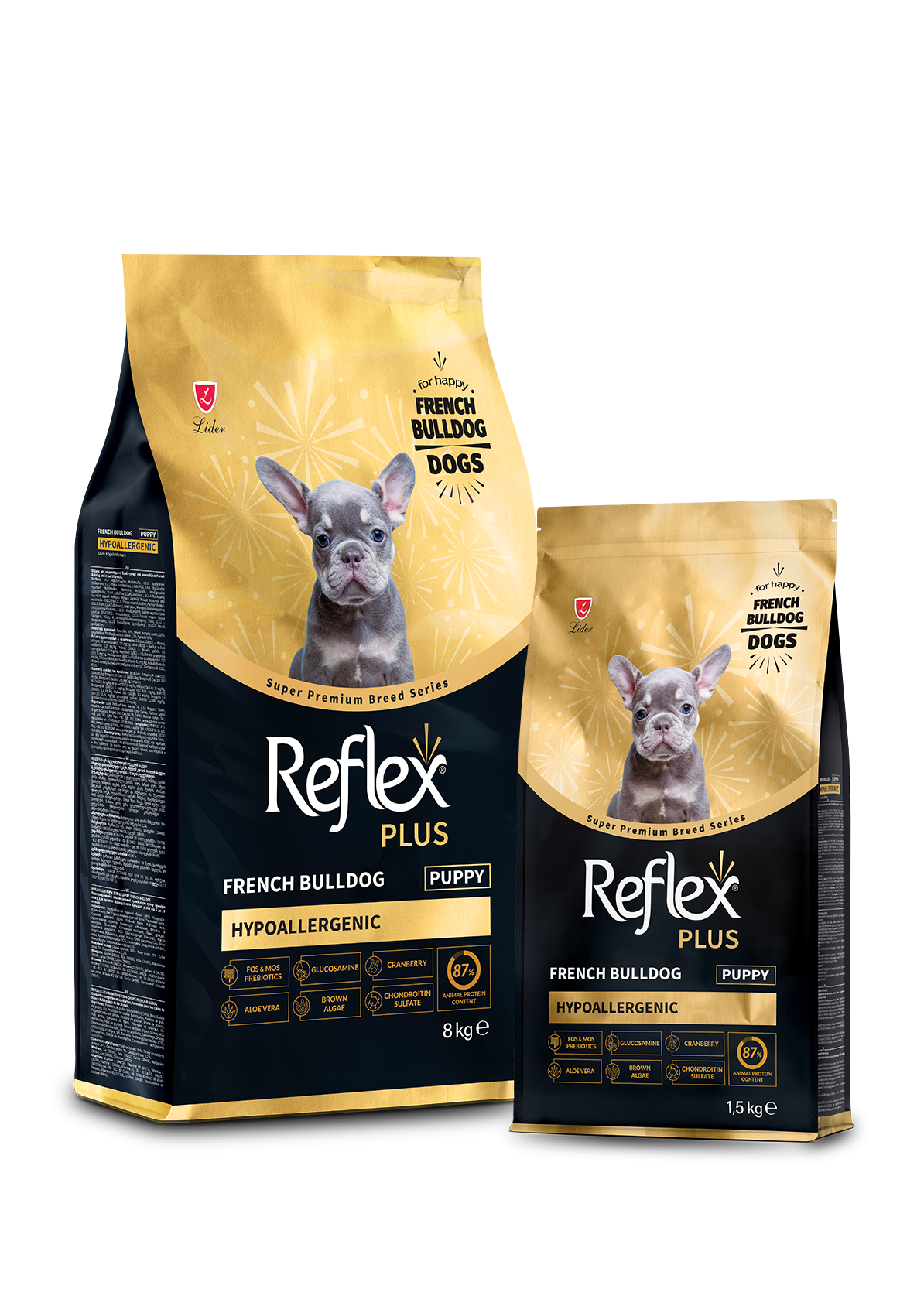 ​Reflex Plus French Bulldog Yavru Köpek Maması 8kg
