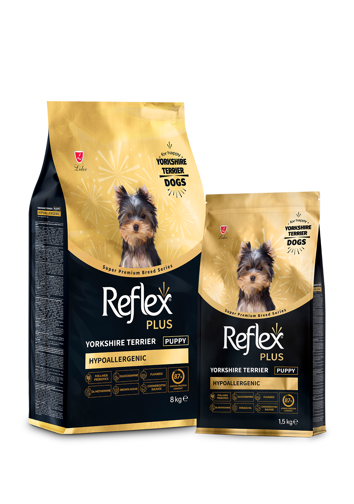 Reflex Plus Yorkshire Terrier Yavru Köpek Maması 8kg