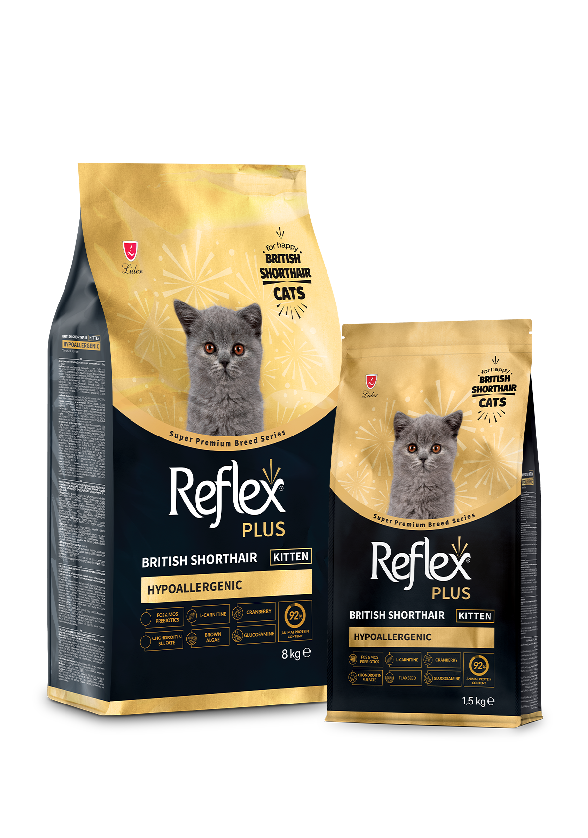 Reflex Plus British Shorthair Yavru Kedi Maması 8kg