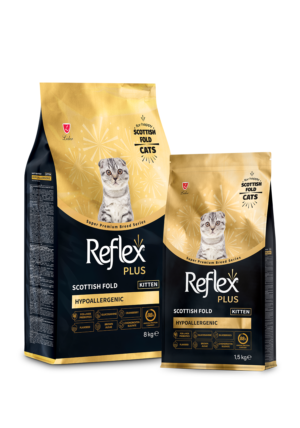 Reflex Plus Scottish Fold Yavru Kedi Maması 1,5kg