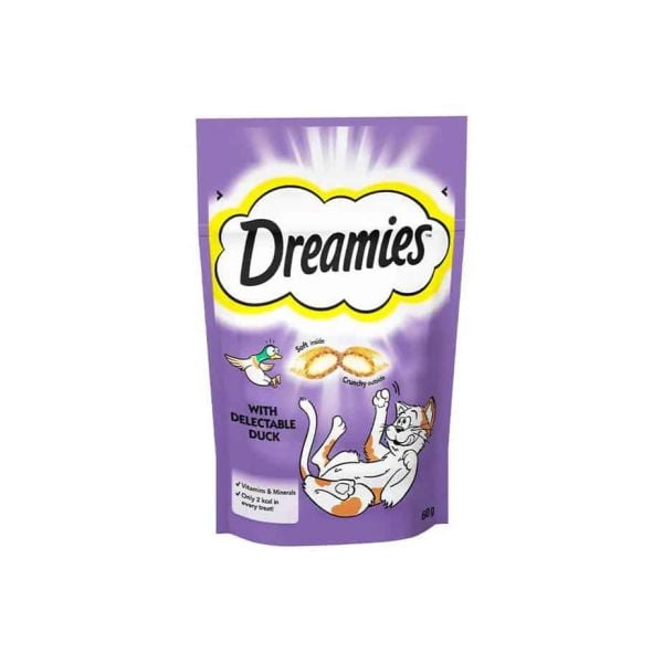 Dreamies With Delectable Duck 60gr