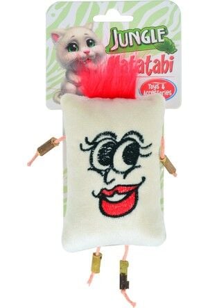Matatabi Cats Mrs. Matatabi Doğal, Sesli, Kumaş Kedi Oyuncağı 12 cm (Kedi Nanesi/otu Içermez)