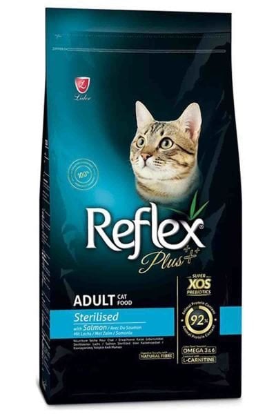 Reflex Plus Somonlu Kısırlaştırılmış Kedi Maması 1,5kg