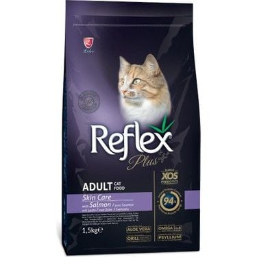 Reflex Plus Skin Care Somon Balıklı Yetişkin Kedi Maması 1,5 kg